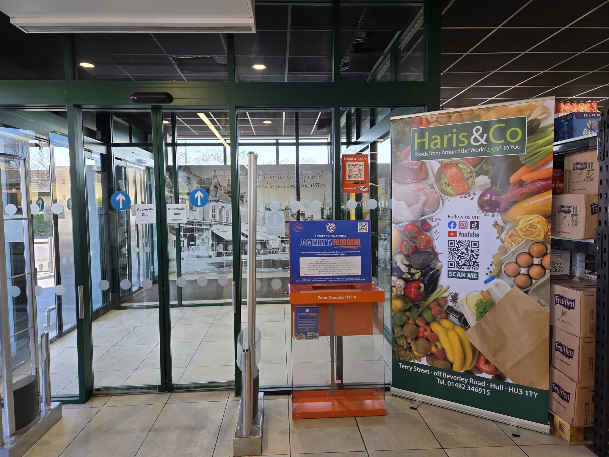Youth in Action: Year 10 Students Help Launch Community Food Donation Bins Across Hull